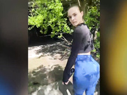 Crazy-lady шалости на природе-2