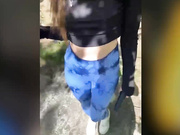 Crazy-lady шалости на природе-2