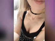 Witch_peach в колготках без трусиков-6