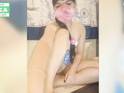 evgesha-15 Отодвинула трусики в сторонку