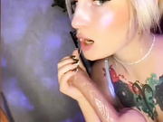 Stargazzzm - киска так близко к экрану, что можно потрогать + минет + трах