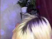 Stargazzzm - киска так близко к экрану, что можно потрогать + минет + трах