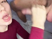 EvaSkyy1 минет и окончание на сисечки