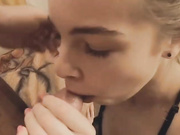 обкончал лицо