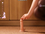 steffania - трётся киской об дилдо и ласкает себя вибратором