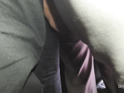 Сладкая жопа девушки доставила мне много удовольствия в автобусе