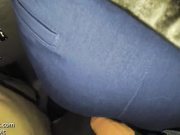 Шикарная жопа зрелой женщины получала мой член в автобусе