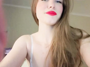 LisaSweetie пробка в попку+минет