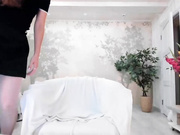 Sunshine13_ апскирт в белых колготках