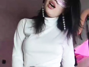 KARINA_MEOW анал темным дилдо-2