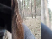 -Linda-поход в лес на дрочку