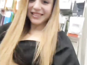 Markkizaa апскирт в чулках на работе