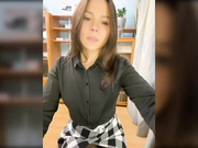 Valeriankaa апскирт в колготках+трах киски