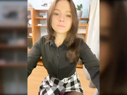 Valeriankaa апскирт в колготках+трах киски
