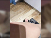 Chloee(Даша из Болгарии) в бесшовных в примерочной-2