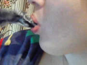 Трусики в кискупотом в ротик