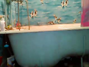 sandykiss в ванной и на кухне