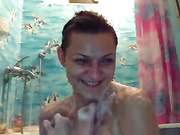 sandykiss в ванной и на кухне