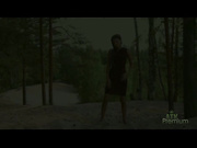 Маша Рябушкина в лесу