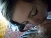 Няшная извращенка Настя  сосет