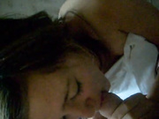 Няшная извращенка Настя  сосет