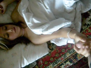 Няшная извращенка Настя  сосет